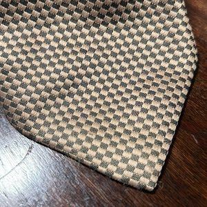 Vanzon Black & Gold checkered Tie